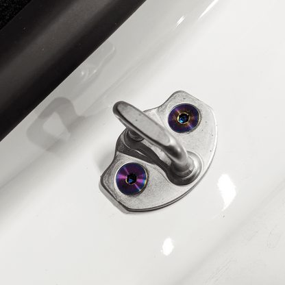 ZSPEC Door-Jams Fastener Kit, Strikers & Latches, for Tesla Model 3 & Y, Grade-5 Titanium