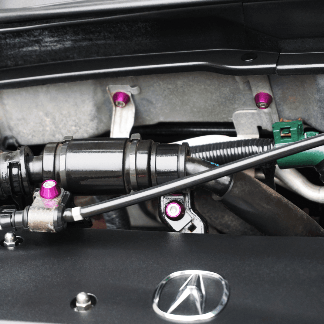 ZSPEC Stage-3 Dress Up Bolts® Fastener Kit for '01-07 Acura RSX 2.0L, Stainless & Billet