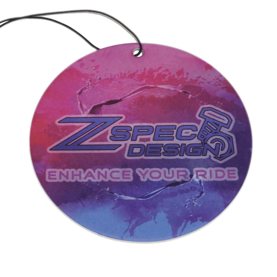 3" Round ZSPEC-Logo Citrus-Scented Air Freshener