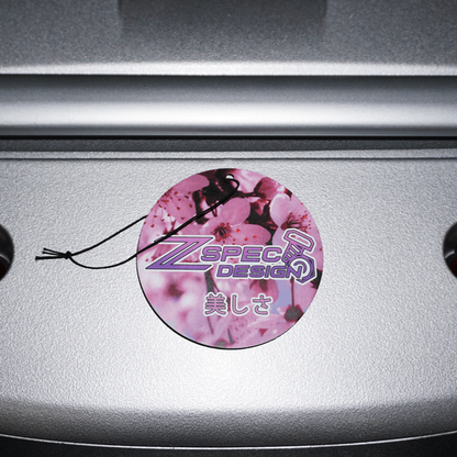 3" Round Sakura (Cherry-Blossom) Scented Air Freshener