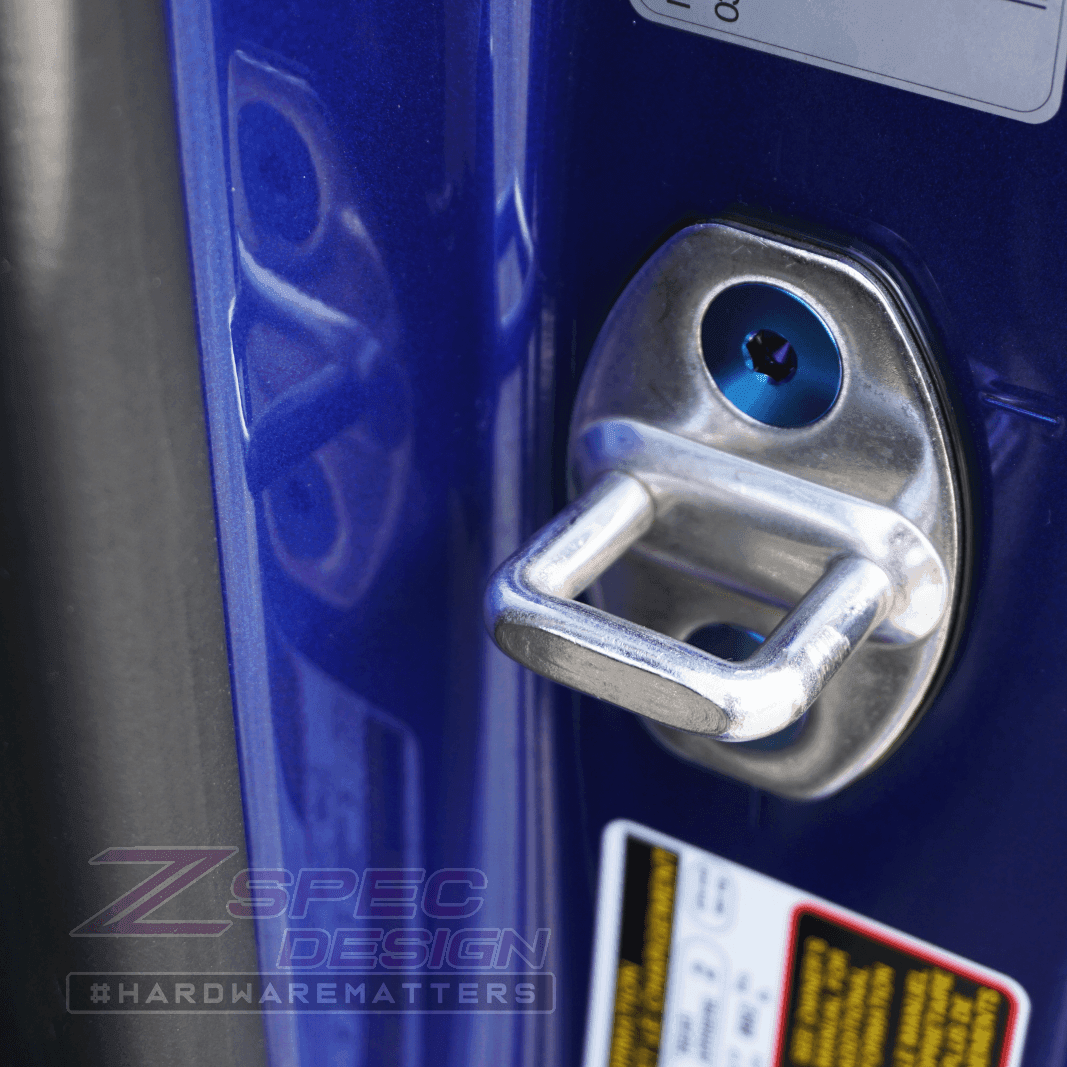 ZSPEC Dress Up Bolts® Door Strikers & Latches Fasteners for Audi S5 B8 EA837 3.0L, Titanium