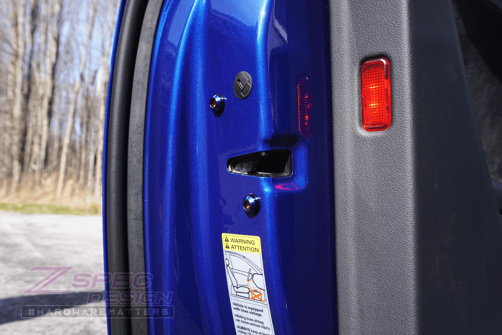 ZSPEC Dress Up Bolts® Door Strikers & Latches Fasteners for Audi S5 B8 EA837 3.0L, Titanium
