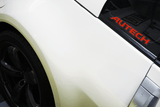Clear-Vinyl Printed Autech Sticker Decal, 1" x 7.7"