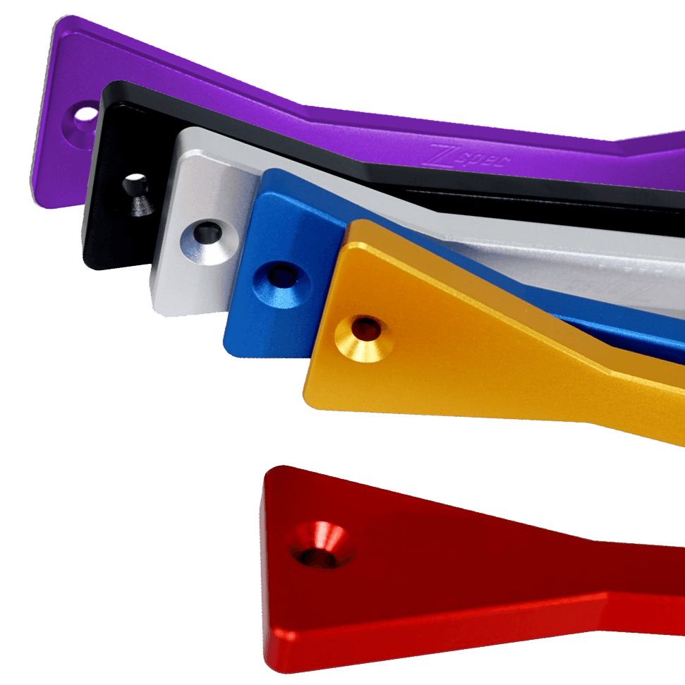ZSPEC Battery Hold Down/Bracket, Billet Bracket w/ Stainless Hardware