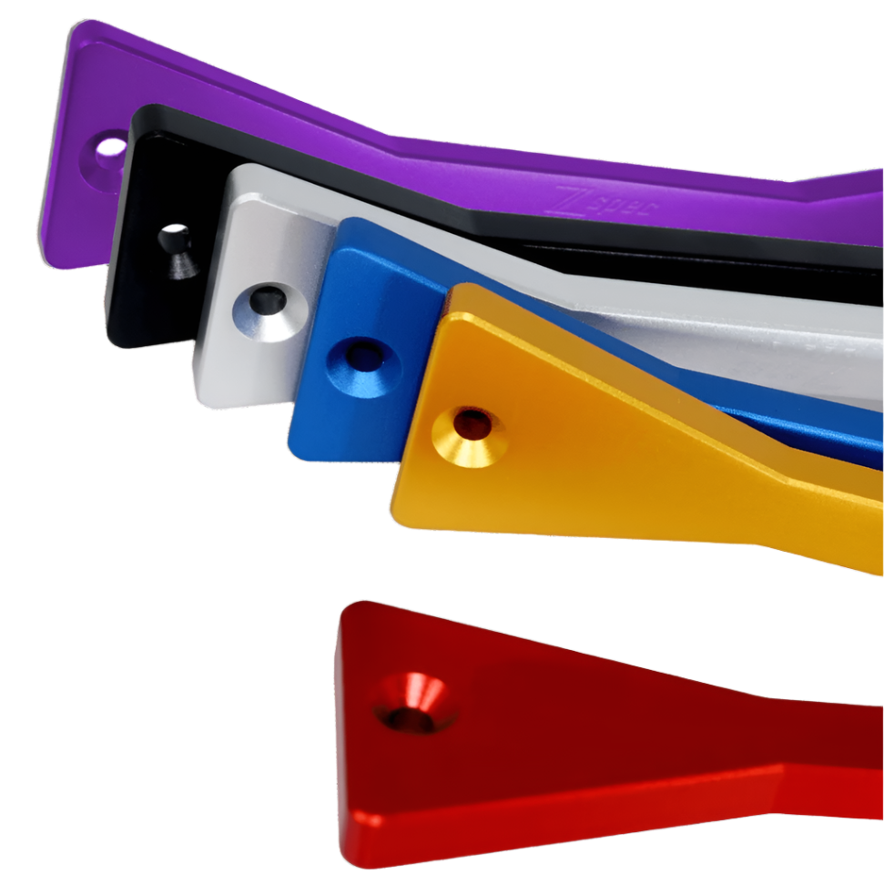 ZSPEC Battery Hold Down/Bracket, Billet Bracket w/ Stainless Hardware