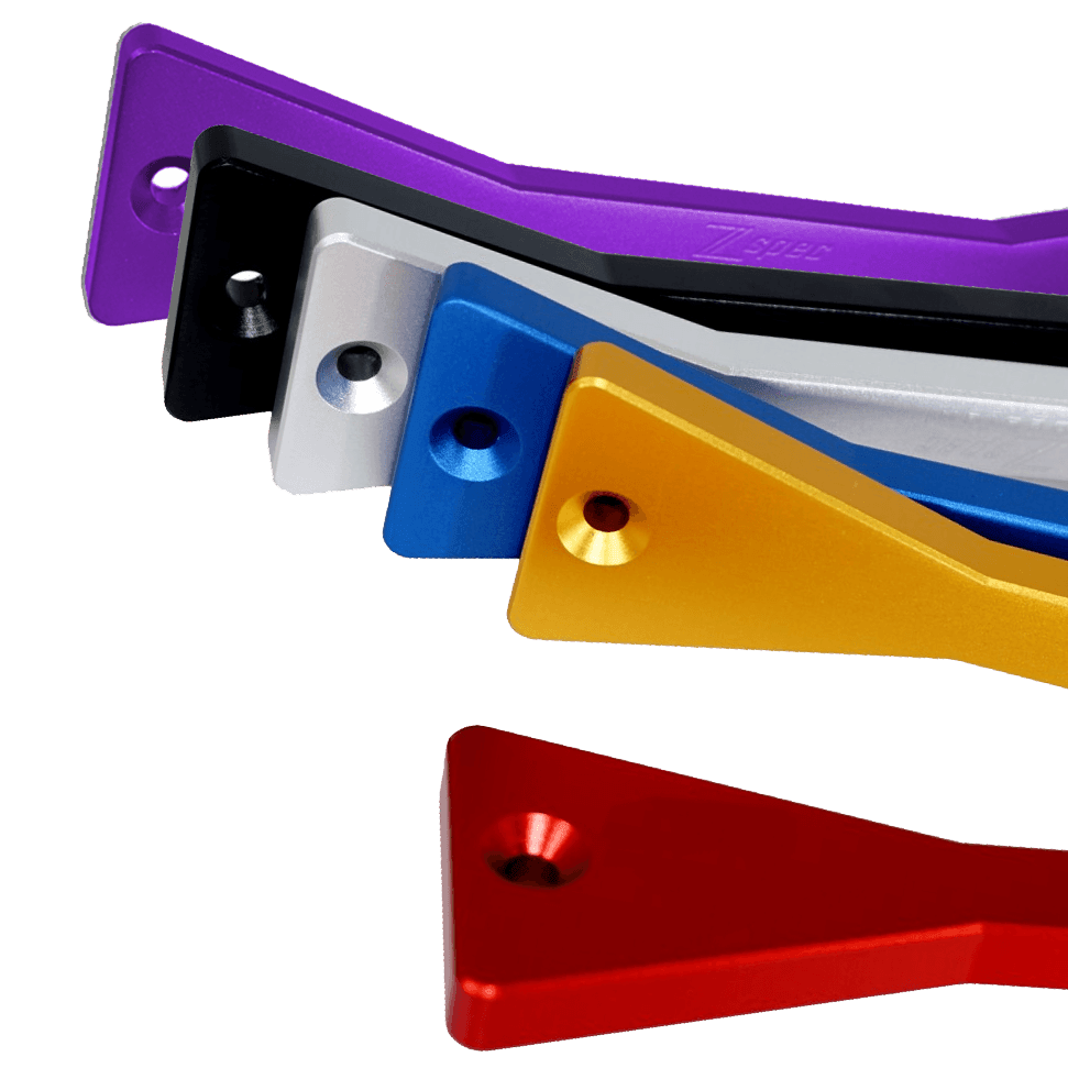 ZSPEC Battery Hold Down/Bracket for '03-09 Nissan 350z Z33, Billet w/ Stainless Hardware