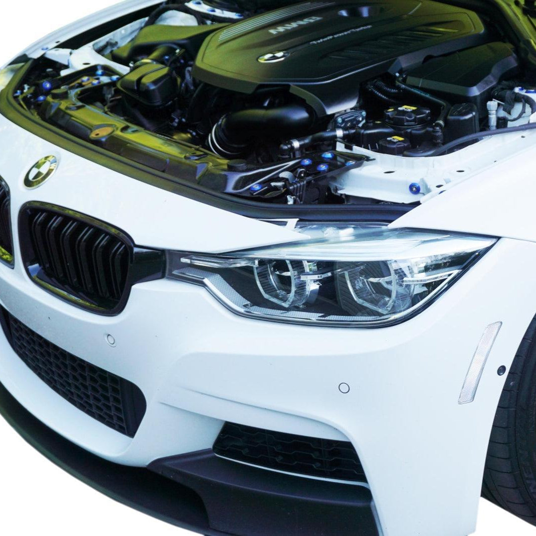 ZSPEC Stage-1 Dress Up Bolts® Fastener Kit for '14-18 BMW 340i F34 3.0T, Stainless & Billet