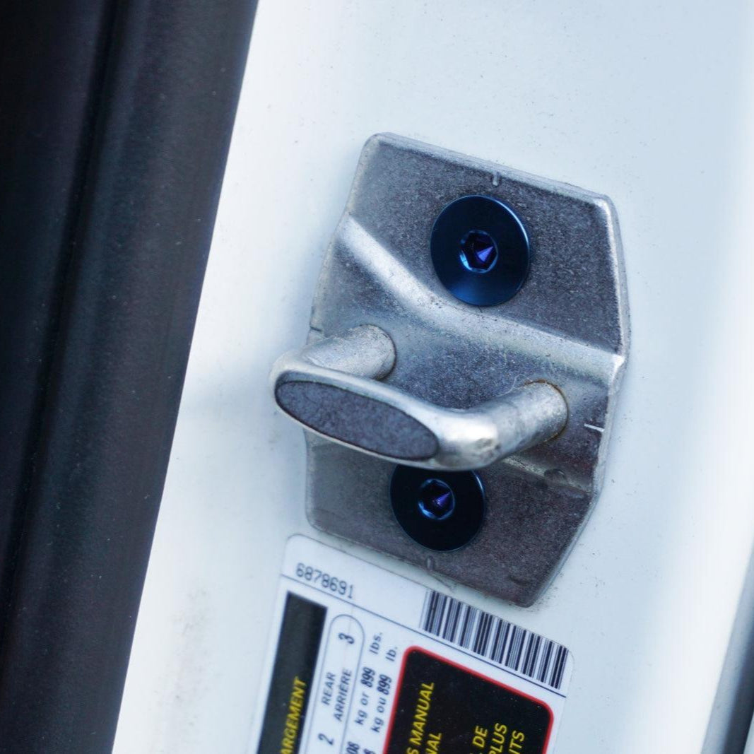 ZSPEC "Door Jams" Dress Up Bolts® Fastener Kit for '14-18 BMW 3-Series Titanium