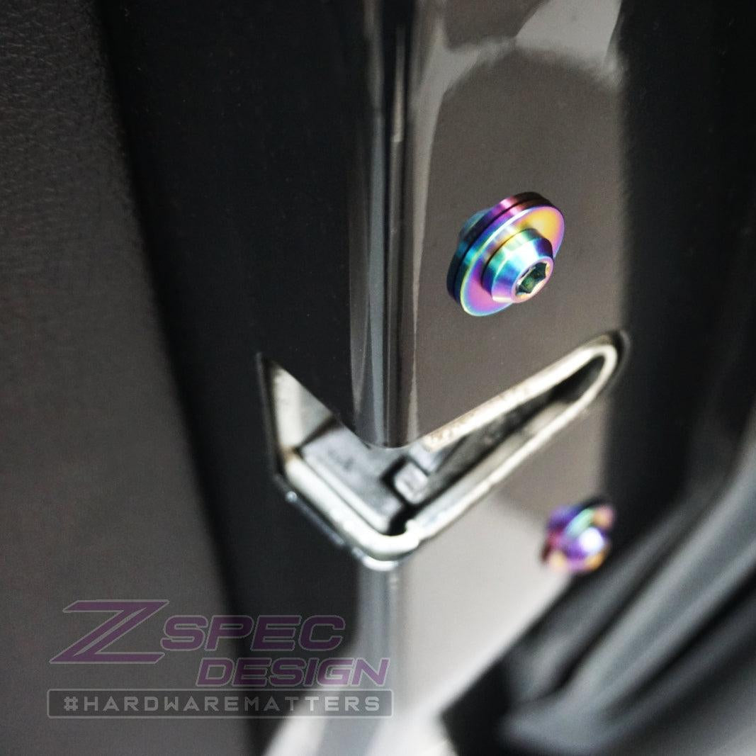 ZSPEC Stage-2 Dress Up Bolts® Fastener Kit for '14-18 BMW 340i F34 3.0T, Titanium