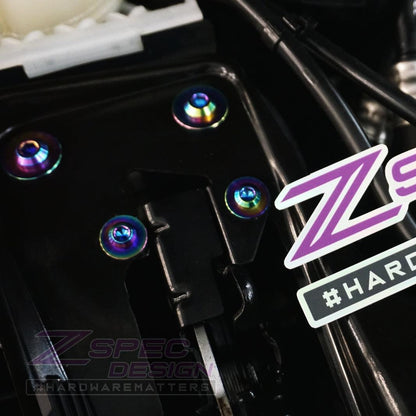 ZSPEC Stage-2 Dress Up Bolts® Fastener Kit for '14-18 BMW 340i F34 3.0T, Titanium