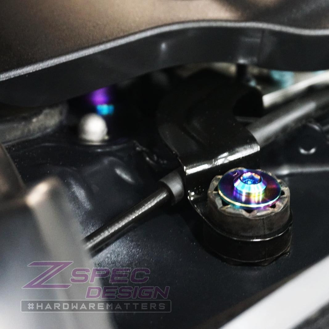 ZSPEC Stage-1 Dress Up Bolts® Fastener Kit for '14-18 BMW 340i F34 3.0T, Titanium