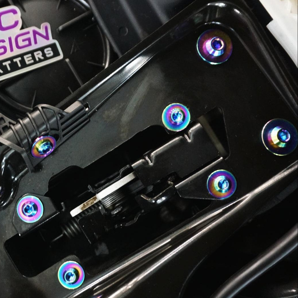 ZSPEC Stage-2 Dress Up Bolts® Fastener Kit for '14-18 BMW 340i F34 3.0T, Titanium