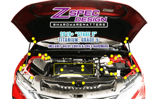 ZSPEC "Stage 3" Dress Up Bolts® Fastener Kit for '19+ Chevy Blazer C1, Grade-5 Titanium
