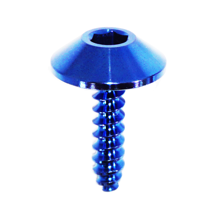 ZSPEC Angled Coarse M4x16mm Fastener, Titanium Grade-5, per Each