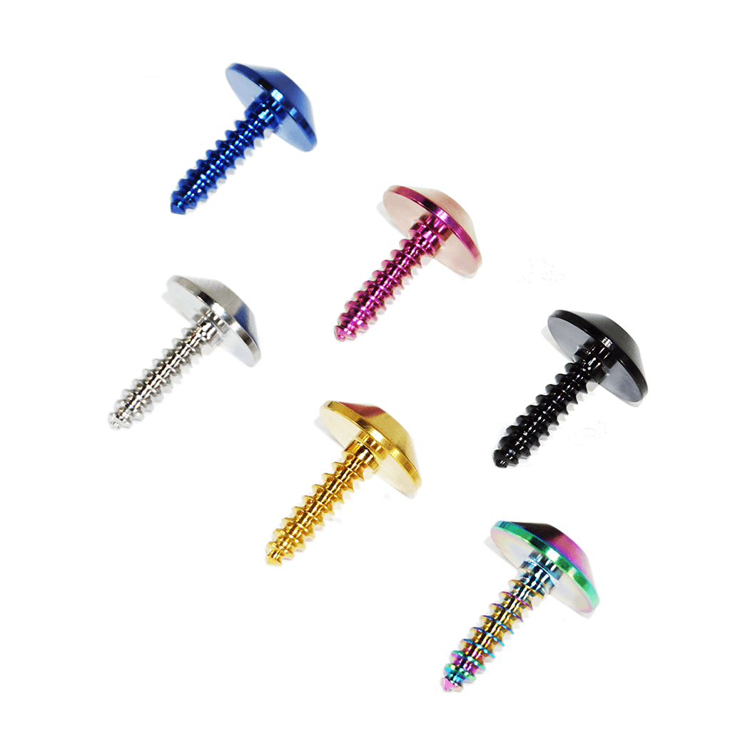 ZSPEC Angled Coarse M4x16mm Fastener, Titanium Grade-5, per Each