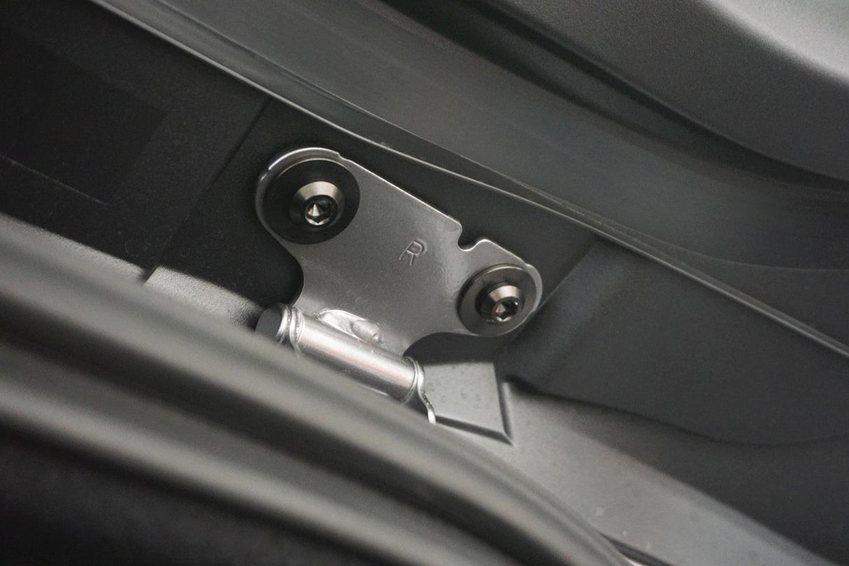 ZSPEC Trunk-Area Fastener Kit for the GR Corolla, Hinges/Struts/Latch/Tie-Down Hooks, Titanium