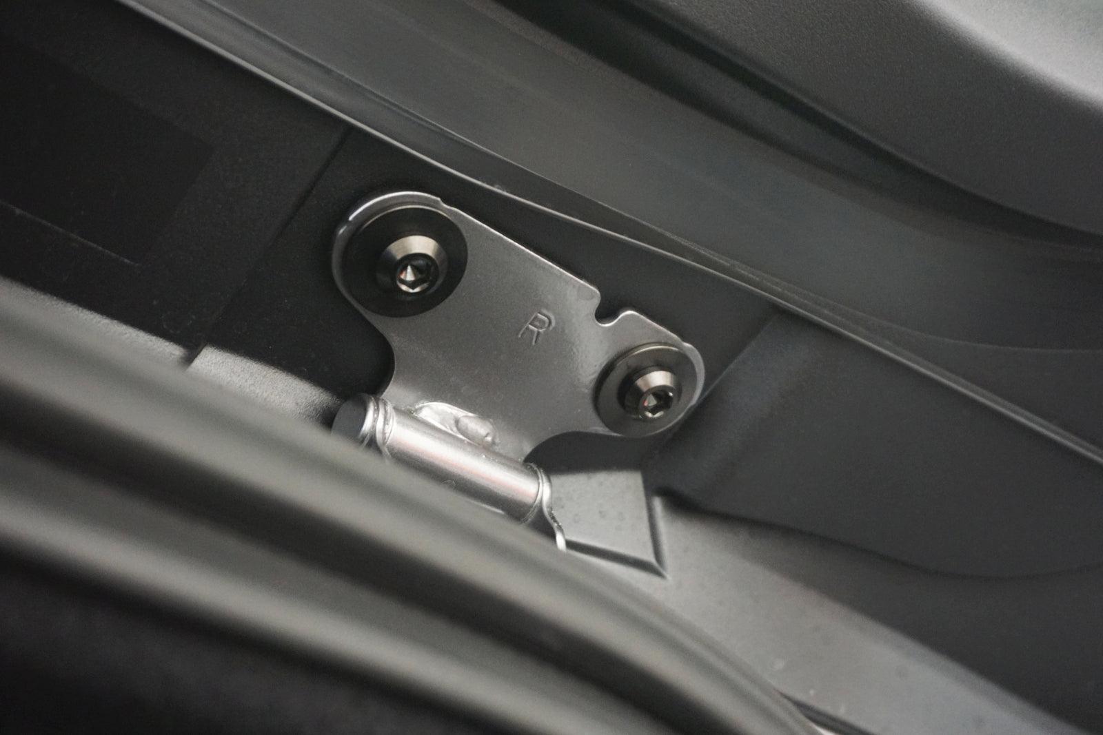 ZSPEC Trunk-Area Fastener Kit for the GR Corolla, Hinges/Struts/Latch/Tie-Down Hooks, Titanium