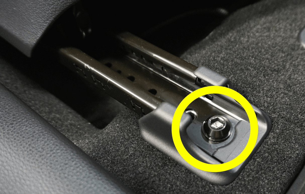ZSPEC Seat-Rails Dress Up Fastener Kit for the GR Corolla, Front-Bolts, Titanium