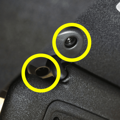 ZSPEC Sun-Visors Fastener Kit for the GR Corolla (driver & passenger-side), Titanium