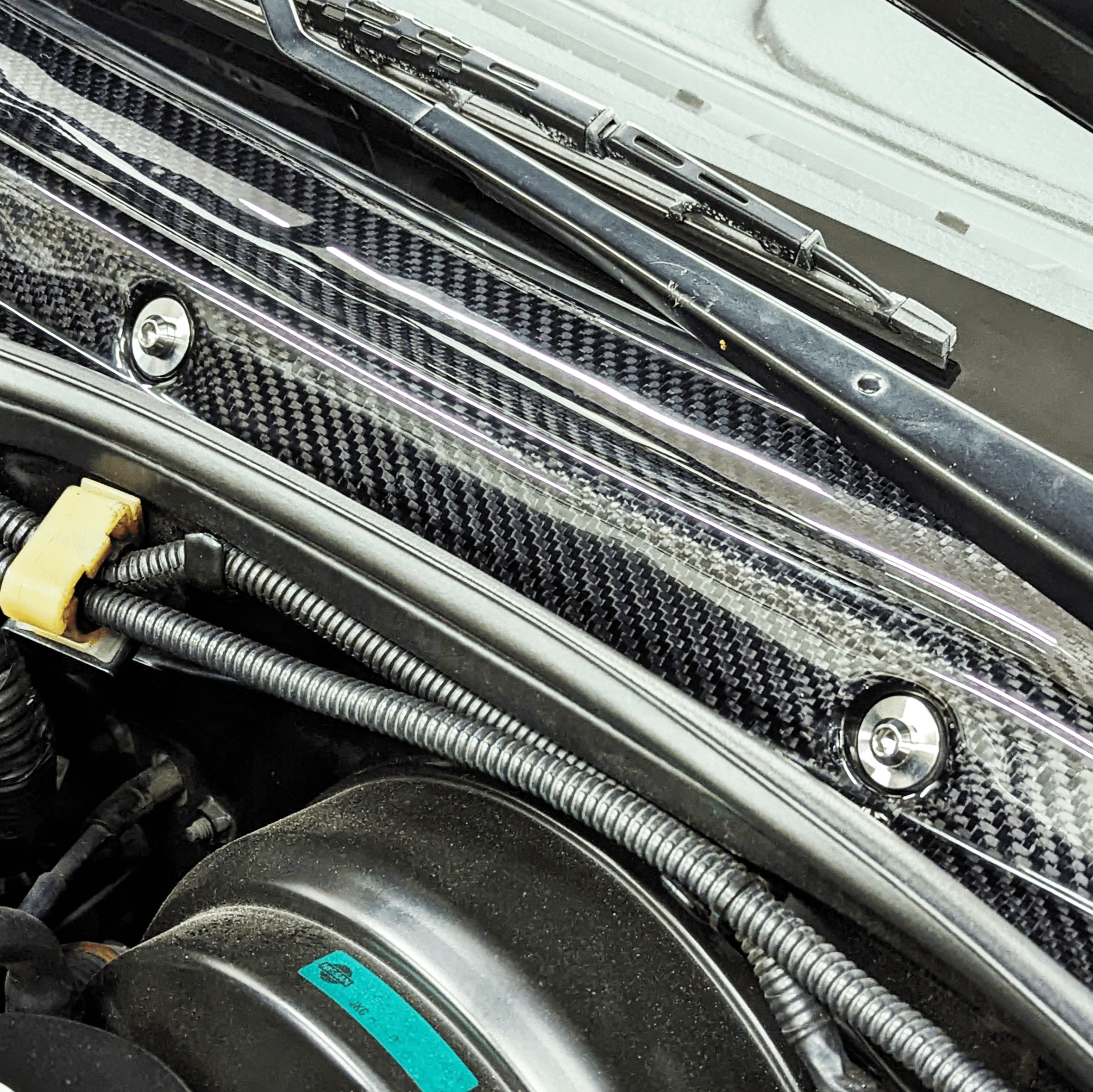 ZSPEC "Round Cowl-Clips" Replacement Solution for Z32 300zx, Titanium Fastener Kit w/ Well Nuts