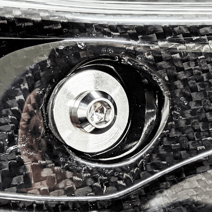 ZSPEC "Round Cowl-Clips" Replacement Solution for Z32 300zx, Titanium Fastener Kit w/ Well Nuts