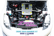 ZSPEC Engine Cover Fasteners for '03-09 Nissan 350z DE & HR, Grade-5 Titanium