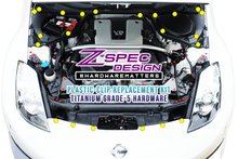 ZSPEC Plastic-Clips Replacement Kit for '03-09 Nissan 350z Z33, Grade-5 Titanium