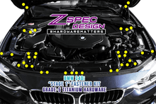ZSPEC "Stage 1" Dress Up Bolts® Fastener Kit for '14-18 BMW 340i F34 3.0T, Titanium