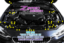 ZSPEC "Stage 2" Dress Up Bolts® Fastener Kit for '14-18 BMW 340i F34 3.0T, Titanium