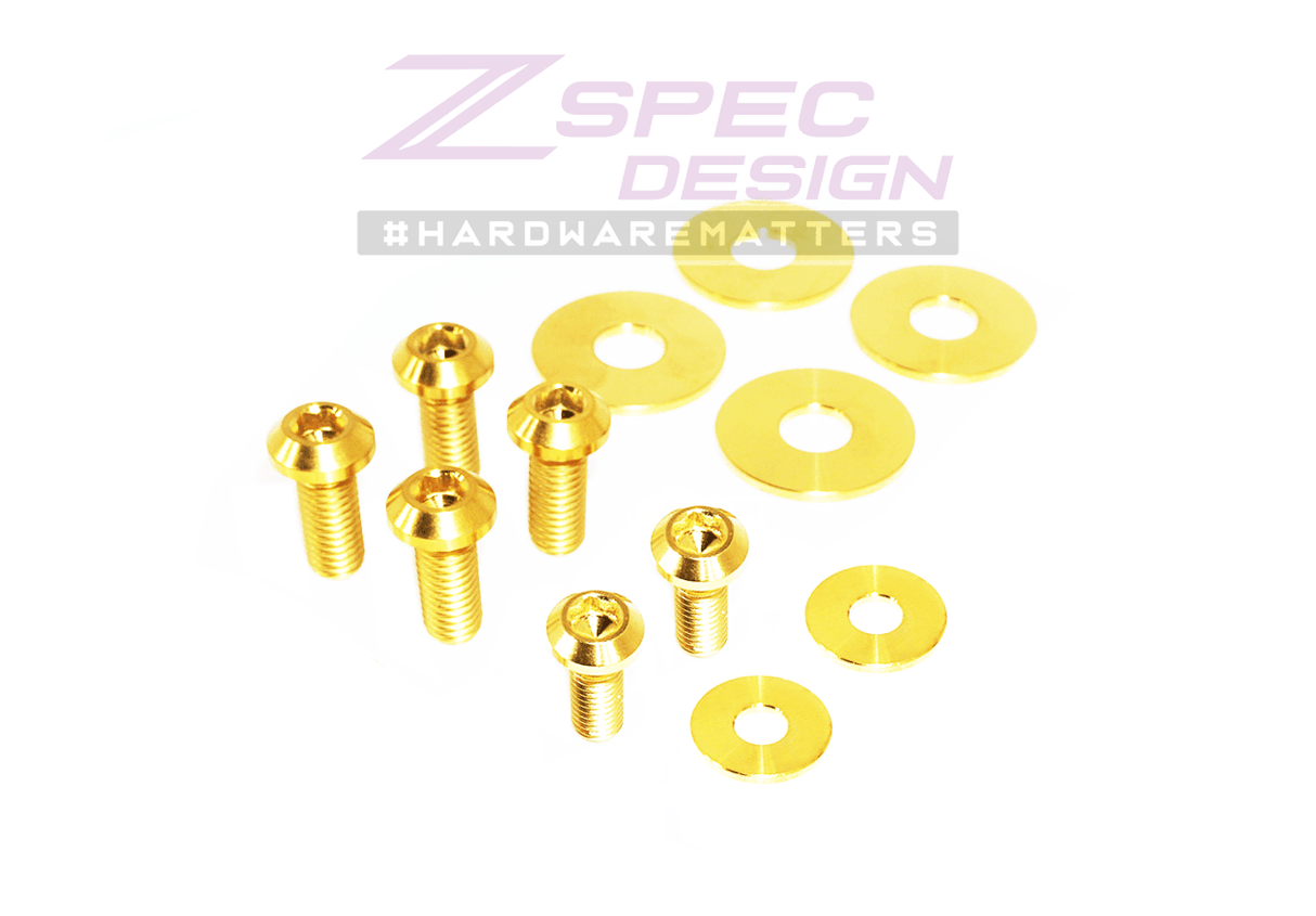 ZSPEC Trunk Dress Up Bolts® Fastener Kit for '15-21 Subaru WRX & STi, Titanium