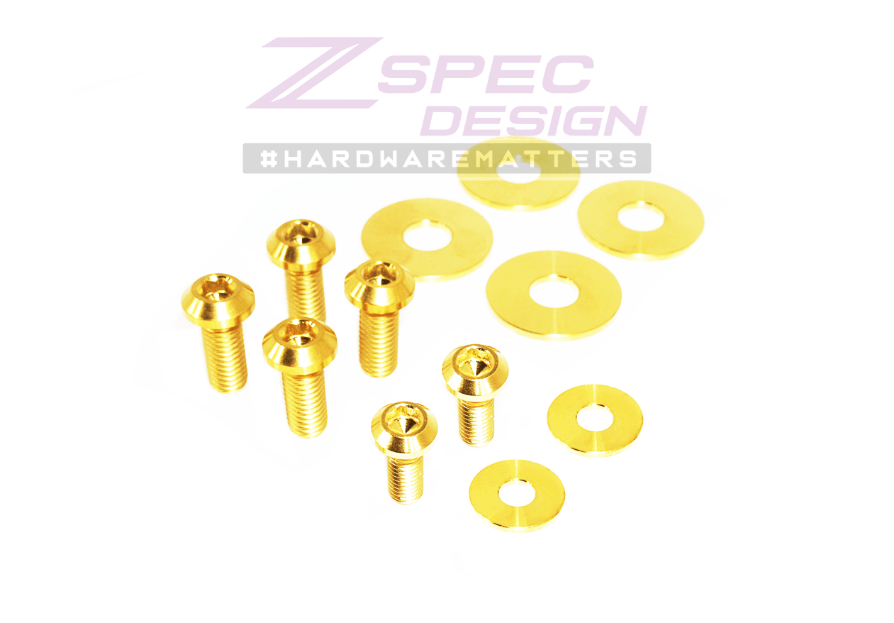 ZSPEC Trunk Dress Up Bolts® Fastener Kit for '15-21 Subaru WRX & STi, Titanium