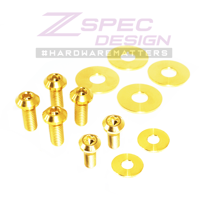 ZSPEC Trunk Dress Up Bolts® Fastener Kit for '15-21 Subaru WRX & STi, Titanium