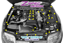 ZSPEC "Stage 1" Dress Up Bolts® Fastener Kit for '93-02 Toyota Supra MKIV, Titanium