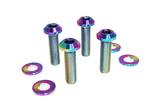 ZSPEC Front Strut Cross-Braces Fasteners for '20+ Toyota Supra MKV GR A90, Titanium