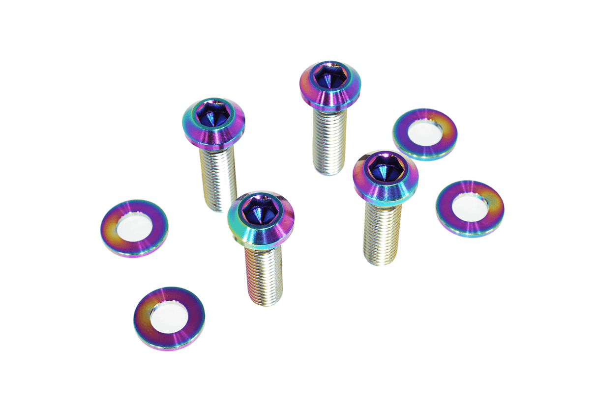 ZSPEC Front Strut Cross-Braces Fasteners for '20+ Toyota Supra MKV GR A90, Titanium