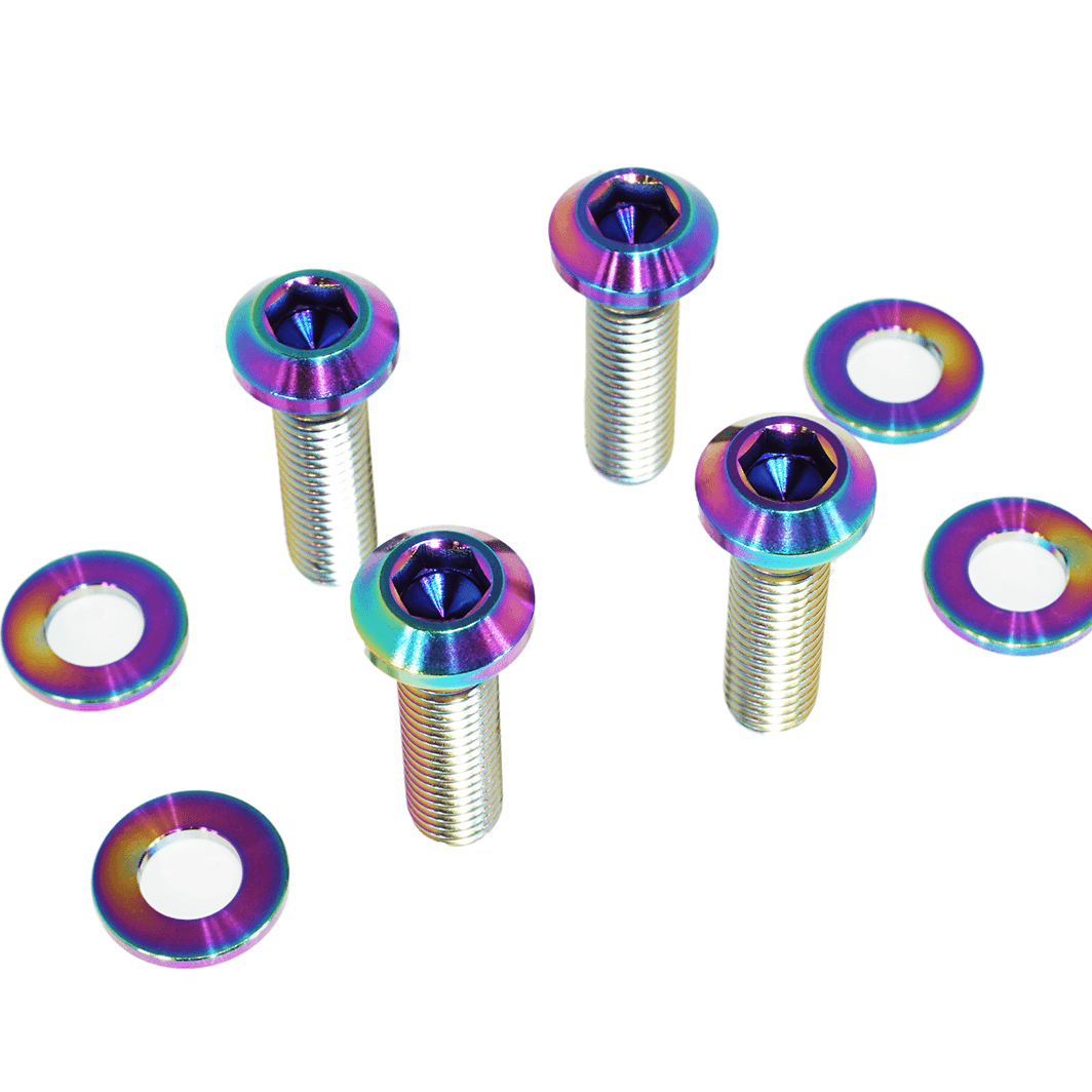 ZSPEC Front Strut Cross-Braces Fasteners for '20+ Toyota Supra MKV GR A90, Titanium