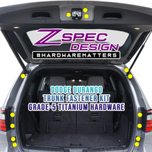 ZSPEC Dress Up Bolts® Hatch/Trunk-Area Fastener Kit for '11-23 Dodge Durango, Titanium