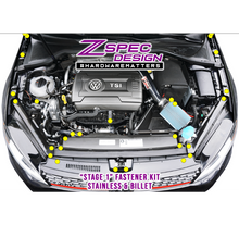 ZSPEC "Stage 1" Dress Up Bolts® Fastener Kit for '15+ VW Golf GTI 2.0L MK7, Stainless & Billet