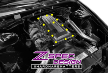 ZSPEC SR20DET (Non-VTC "Red Top") Valve Cover Hardware Kit, Grade-5 Titanium