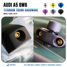 ZSPEC Dress Up Bolts® Trunk-Area Fastener Kit for '18-23+ Audi A5 8W6 2.0L, Titanium
