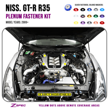 ZSPEC Plenum Cover Fasteners for Nissan Skyline GT-R/GTR R35, Stainless & Billet