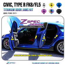 ZSPEC Dress Up Bolts® Door-Jam Area Fastener Kit for the Civic FK8 Type R, Titanium