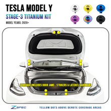 ZSPEC "Stage 3" Dress Up Bolts® Fastener Kit for the Tesla Model Y, Grade-5 Titanium