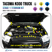 ZSPEC "Stage 1" Dress Up Bolts® Fastener Kit for '16-23 Toyota Tacoma N300, Titanium