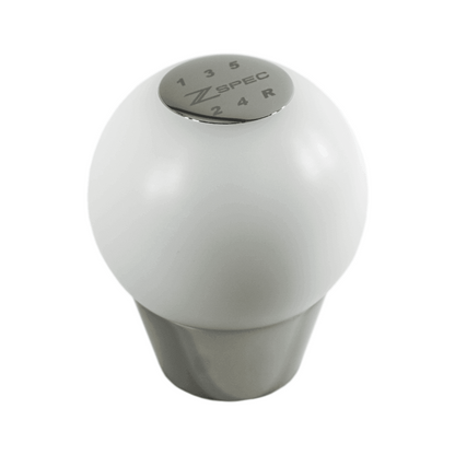 ZSPEC Shift Knob, M10-1.5, Delrin & Stainless, 5-Speed Shift Pattern Coin