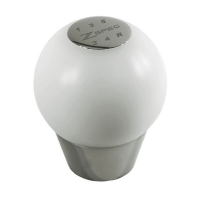 ZSPEC Shift Knob, M8-1.25, Delrin & Stainless, 5-Speed Shift Pattern Coin
