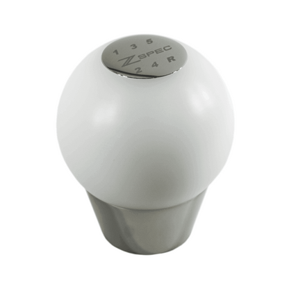 ZSPEC Shift Knob, M12-1.25, Delrin & Stainless, 5-Speed Shift Pattern Coin