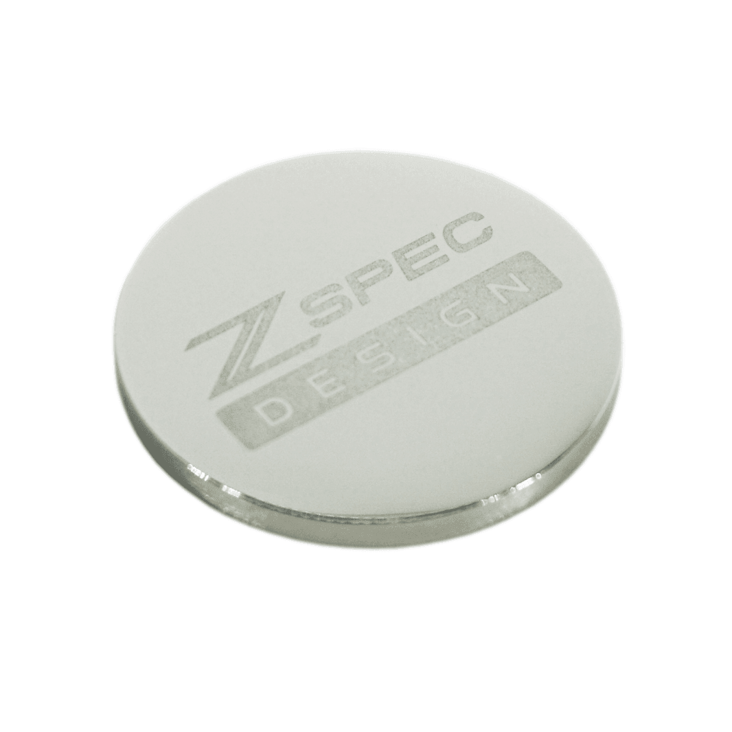 ZSPEC Shift Knob, M10-1.5, Delrin & Stainless, 5-Speed Shift Pattern Coin