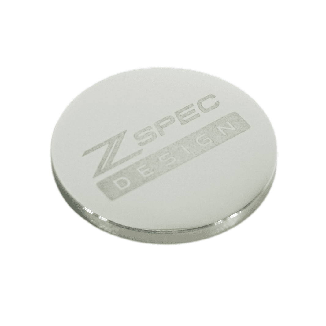 ZSPEC Shift Knob, M8-1.25, Delrin & Stainless, 4-Speed Shift Pattern Coin