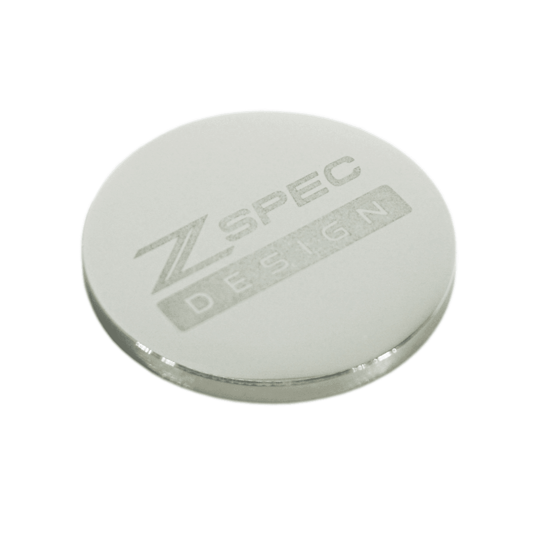 ZSPEC Shift Knob, M8-1.25, Delrin & Stainless, 6-Speed Shift Pattern Coin